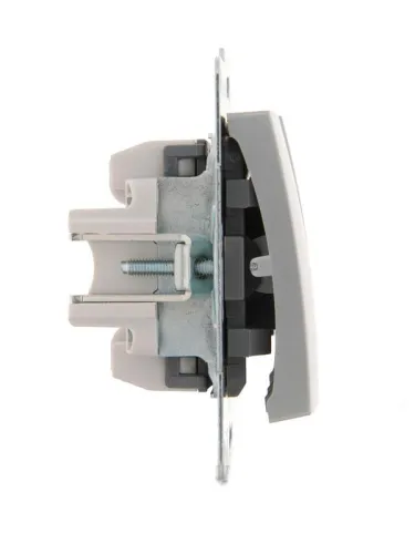 Выключатель 3-кл. 1п СП Karina 10А IP20 механизм матов. серебр. LEZARD 707-4388-109 фото 2