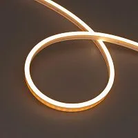 Лента светодиодная WAVE-SIDE-PU-A120-06x12mm 24В Warm 2700К 8Вт/м IP68 wire x2 вывод боков. герметичная (уп.5м) Arlight 052420