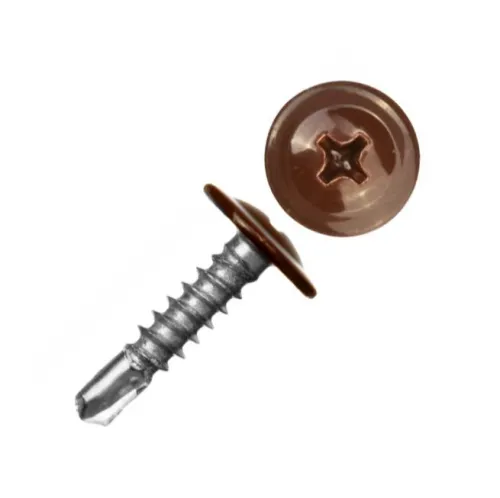 Саморез ШСММ сверло 4.2х16 темн./корич. KP RAL 8017 (уп.20шт) Tech-Krep/Zitar 125491