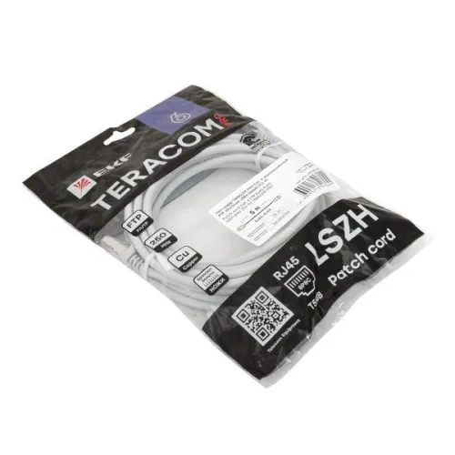 Патч-корд кат.6 экранированный FTP оболочка LSZH сер. (5.0м) TeraLINK PRO EKF TRP-6FTP-LSH-5M-GY фото 4