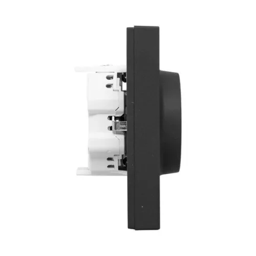 Розетка 2-м СП Эпика 16А с заземл. защ. шторки с рамкой механизм черн. EKF UP1-SOB-211 фото 8