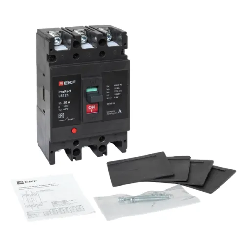 Выключатель автоматический 3п 20А 18кА LS125 ProPact EKF mccb-125-18-3-20-ls фото 2