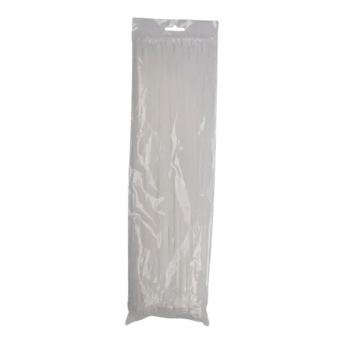 Хомут кабельный (стяжка) PCT 4.8х350-100WH 4.8х350 PA6.6 бел. (уп.100шт) JazzWay 5054066 фото 4