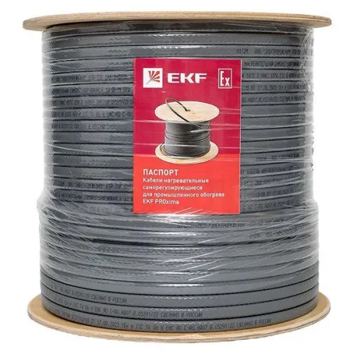 Кабель нагревательный саморег. ESR-25F 25Вт/м фторопласт EKF ESR-25F-200 фото 3