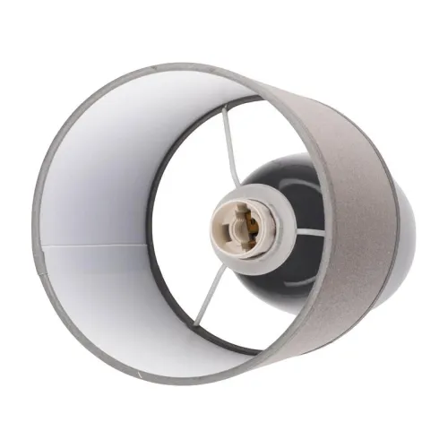 Светильник настольный JH2-02-gy E14 IP20 130х130х255мм керамика; ткань; PVC-пластик сер. JazzWay 5062320 фото 5