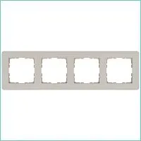 Рамка 4-м G-Flex тауп Jasmart G1104T