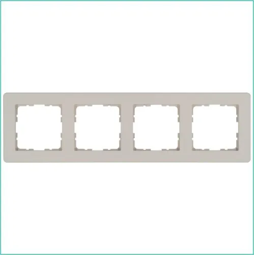 Рамка 4-м G-Flex тауп Jasmart G1104T