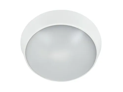 Светильник светодиодный WP 15 C 18W OP 840 D220 WH 220х80мм 18Вт 4000К IP65 ЖКХ круглый пылевлагозащ. бел. Русский Свет 15071524503