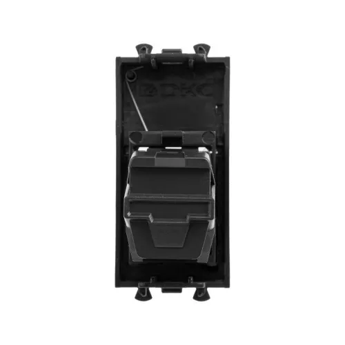 Розетка USB 2.0 1мод. Avanti "Черный матовый" тип А-А модульная DKC 4412401 фото 2