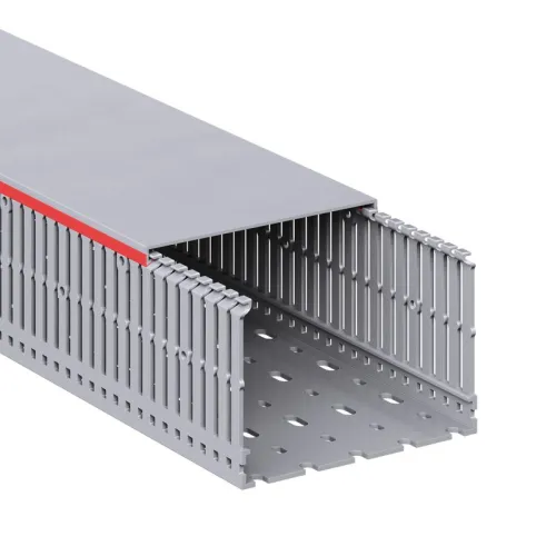 Кабель-канал перфорированный 120х80 L2000 RL6 сер. DKC 01131RL фото 3
