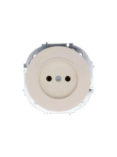 Розетка 1-м СП OSEN без заземл. ПБТ механизм сл. кость LEZARD 743-9088-121B