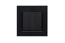 Выключатель 3-клав. 1 вход 3 выхода Karea LINE STAR чер. Makel 86054091