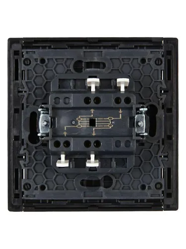 Выключатель перекрестный 1-кл. СП FORTE&PIANO 10А FP112 черн. IEK FP-V13-0-10-1-K02 фото 2