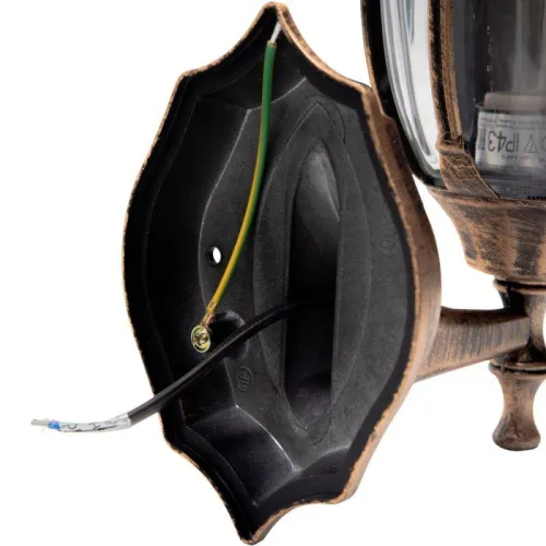 Светильник 4502 (НБУ 60Вт) 60Вт E27 IP43 улично-садовый бронза Camelion 10530 фото 7