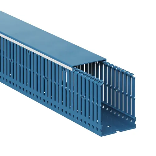 Кабель-канал перфорированный 60х80 L2000 RL6 син. DKC 01262RL фото 3