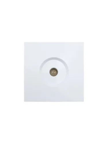 Розетка ТВ оконечная СП ZIMA IP20 бел. LEZARD 704-0288-130 фото 2