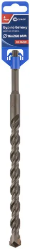 Бур по бетону Profi двойн. резьба SDS-Plus 16х260мм Cutop 40-16260 фото 2