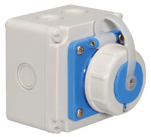 Розетка настенная Schuko 16А 3п 2P+E 6ч 250В IP67 Bals 7245-1