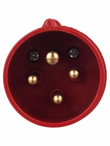 Вилка эл. каб. 16А 3P+PE 380В IP44 ССИ-014 IEK PSR02-016-4 фото 3