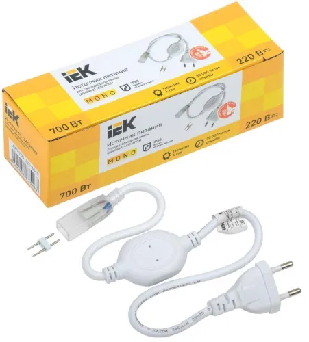 Драйвер LED ИПСН 700Вт 220В 12мм MONO IP65 IEK LSP1-700-220-65-12 фото 2