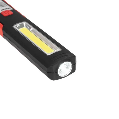 Фонарь автомобильный двухрежимный на подставке с магнитом крюком и клипсой REXANT 75-8002 фото 6