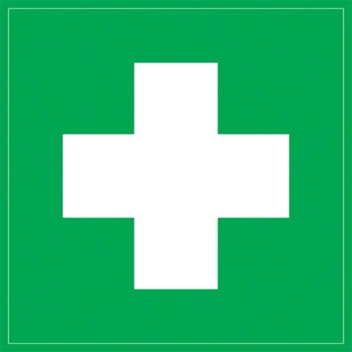 Знак "Медицинская аптечка" 150х150 IEK YPC20-MEDAP-2-010