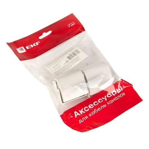 Угол внешний 40х25 бел. Plast PROxima (уп.4шт) EKF obw-40-25x4 фото 2