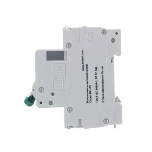 Выключатель автоматический модульный 3п C 20А 6кА ВА-103 DEKraft 12306DEK фото 3