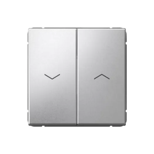 Выключатель для жалюзи 2-кл. ArtGallery 2х (сх. 4) 10А быстрозажим. клем. механизм алюм. SE GAL000319S