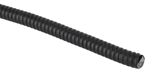 Металлорукав Р3-Ц-ПВХнг в ПВХ изоляции черн. d22мм с протяжкой (уп.50м) Эра Б0058938