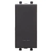 Переключатель модульный 1мод. Avanti "Черный матовый" DKC 4412111