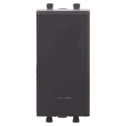 Переключатель модульный 1мод. Avanti "Черный матовый" DKC 4412111