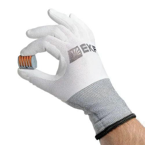 Перчатки рабочие PROFI Touch для чистовых работ (15 класс 9 размер) Expert EKF pe15pm-9-exp фото 7