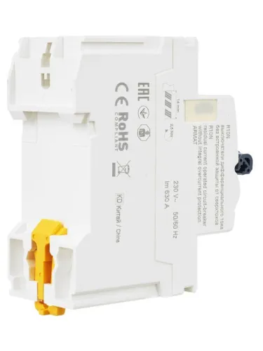 Выключатель дифференциального тока (УЗО) 2п 63А 100мА тип AC ВДТ R10N ARMAT IEK AR-R10N-2-063C100 фото 9