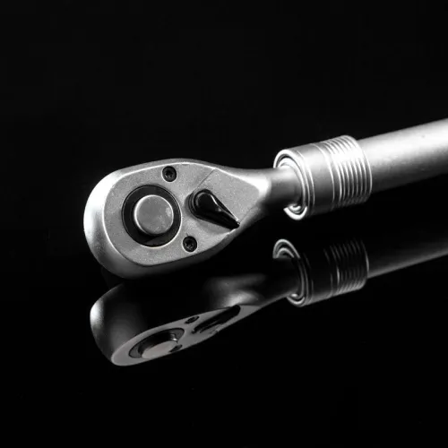 Ключ телескопический трещоточный 1/2 330-460мм CrV двухкомпонентн. рукоятка Kranz KR-12-8411 фото 6