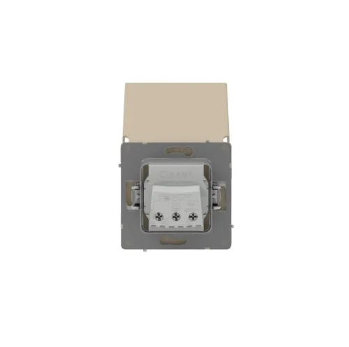 Розетка силовая KANT IP44 2P+E защ. шторки с крышкой ванильн. марципан DKC 7015013 фото 8
