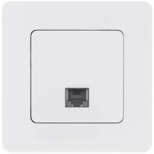 Розетка телефонная Inspiria RJ11 механизм бел. IEK 673820 фото 3