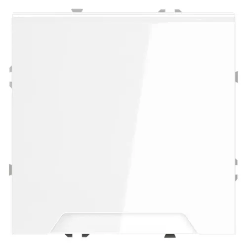 Розетка 1-м СП S70 16А с заземл. защ. шторки + крышка механизм бел. глянцевый Voltum VLS040301