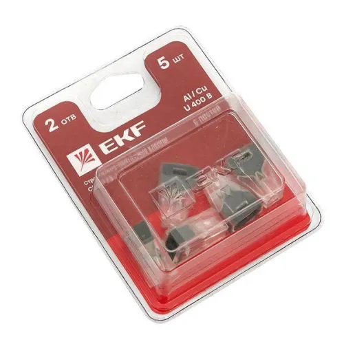 Клемма строительно-монтажная СМК 773-102 2-проводная 1.0-2.5кв.мм (блист.5шт) PROxima EKF plc-smk-102b фото 7