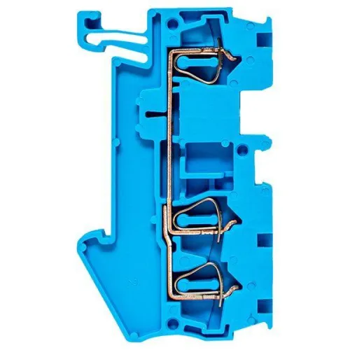 Колодка клеммная ST-2.5 28А 3 вывода пружинная син. EKF plc-jxb-st-2.5-3-blue фото 5