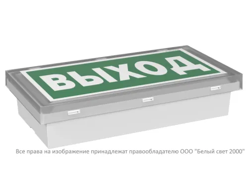 Оповещатель пожарный световой BS-VOLNA-10-F1-24 Белый свет a24629 фото 4