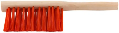 Щетка-сметка искусств. щетина деревянная ручка 3-х рядная 280мм КУРС 68031 фото 3