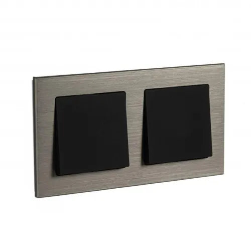 Рамка 2-м AtlasDesign Nature метал. латунь SE ATN312202 фото 3