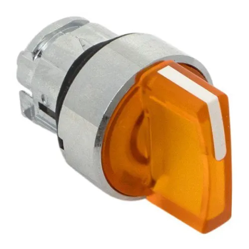 Механизм переключателя исполнительный ХB4 желт. на 3 положения с фиксацией с подсветкой с короткой ручкой IP65 EKF XB4BD3FL-Y-65 фото 9