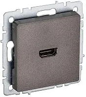 Розетка СП BRITE HDMI РHDMI-0-БрТБ механизм бронза IEK BR-H10-K45