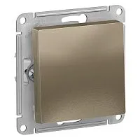 Выключатель 1-кл. СП AtlasDesign 10А IP20 (сх. 1) 10AX механизм шампань SE ATN000511