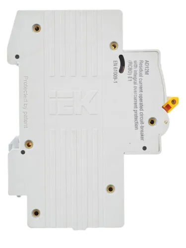 Выключатель автоматический дифференциального тока 2п B 16А 30мА тип A 4.5кА АД-12М KARAT IEK MAD12-2-016-B-030 фото 6