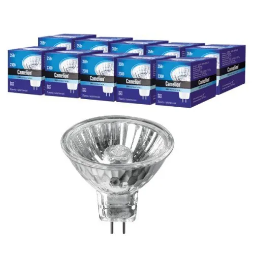 Лампа галогенная JCDR 35Вт GU5.3 220В Camelion 1952 фото 2