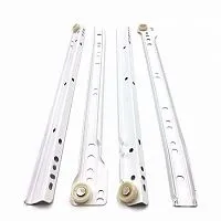 Комплект роликовых направляющих 400мм бел. (уп.1шт) Tech-Krep/Zitar 130863