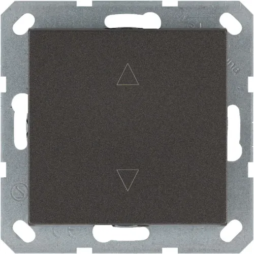 Выключатель для жалюзи 1-кл. 10А IP20 механизм мокко Jasmart G3018Z